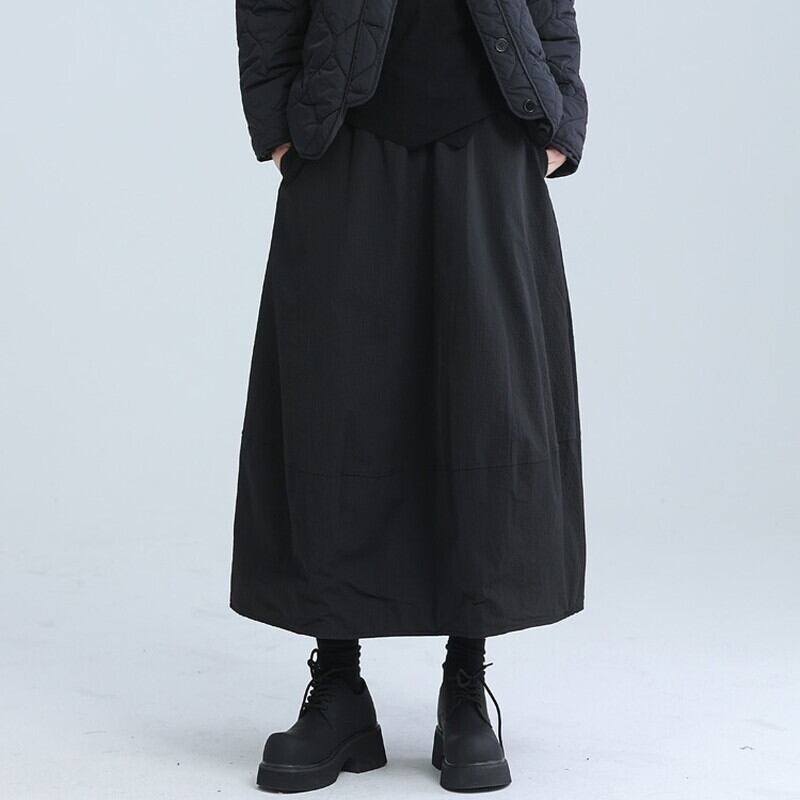 Balloon Drawstring Skirt【TR3154】