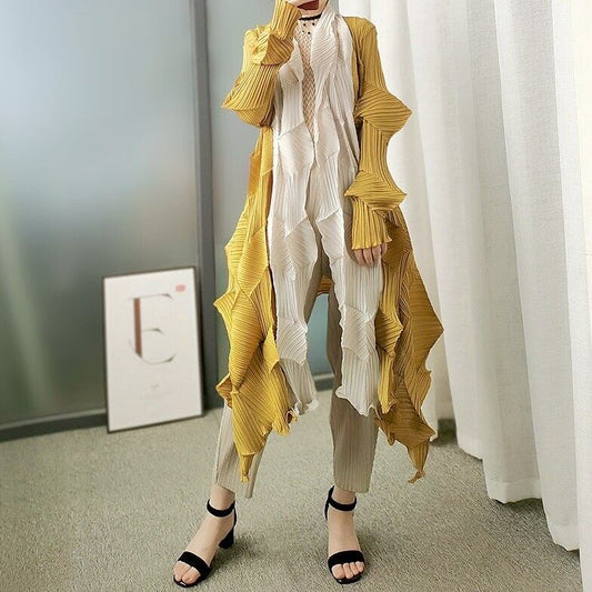 Pleats Soft Asymmetry Jacket【TR3052】