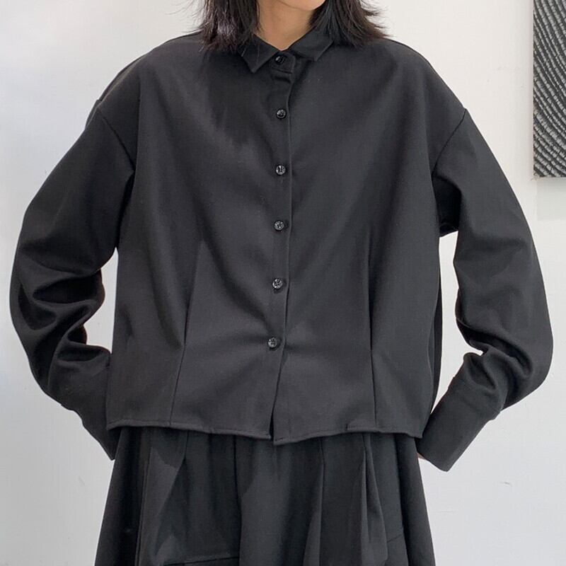 Tac Balloon-Sleeve Collared Shirt【TR3105】