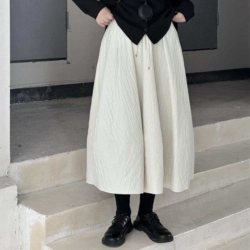 Fluffily Crinkle Skirt【TR3161】