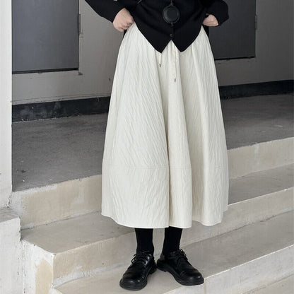 Fluffily Crinkle Skirt【TR3161】