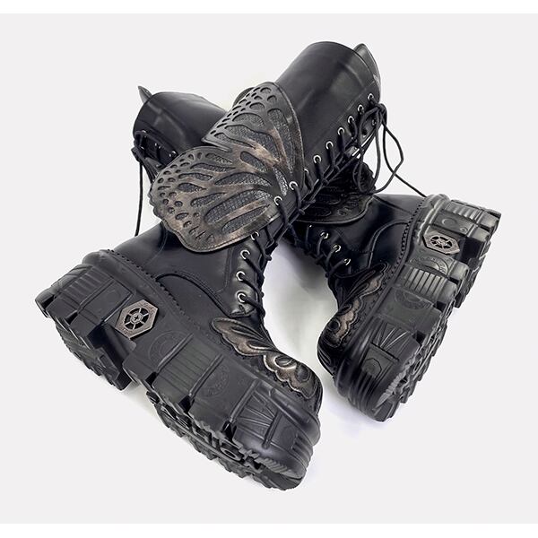 Metallic Butterfly Boots【TR3386】