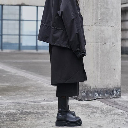 Layered Drawstring Pants【TR3223】
