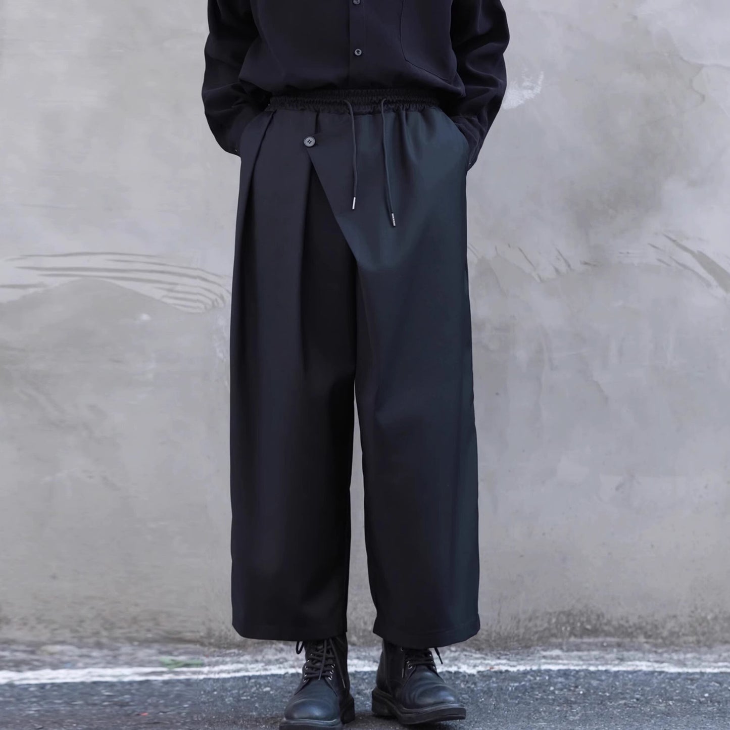 Asymmetric Tapered Pants【TR3280】