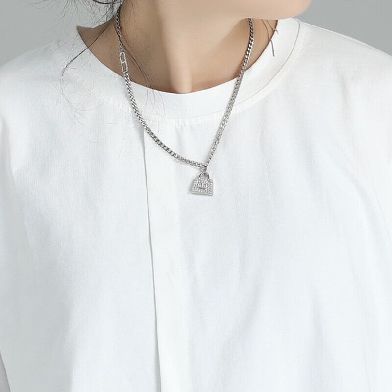 Asymmetry Round-Neck T-Shirt【TR3146】