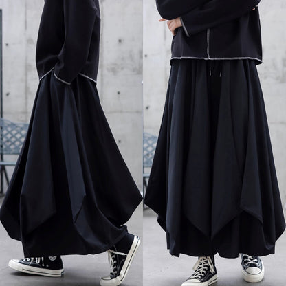 Irregular Hem Balloon Pants【TR3283】