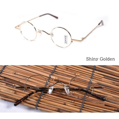Vintage Ultralight Metal Round Glasses【TR2566】