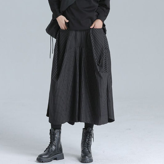 Cropped Stripe Pants【TR3212】