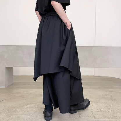 Irregular Design Wide Pants【TR3312】