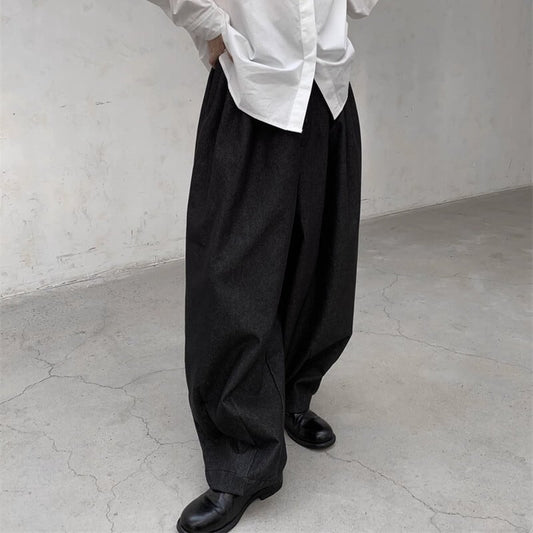 Wide-Leg High-Waist Pants【TR3226】