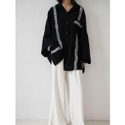 〈Unisex〉Irregular Loose Shirt【TR3035】