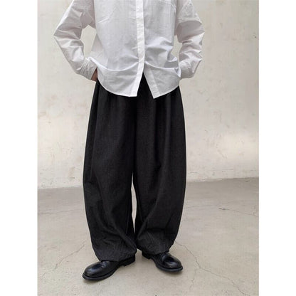 Wide-Leg High-Waist Pants【TR3226】