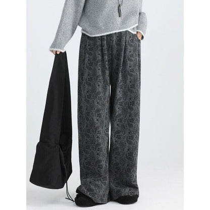 Paisley Straight Wide Pants【TR3209】