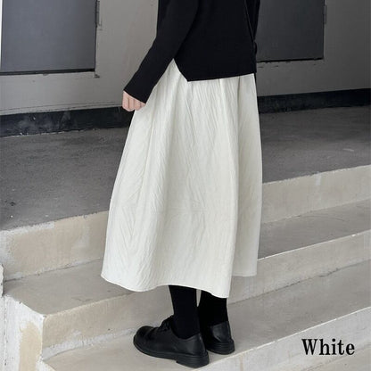 Fluffily Crinkle Skirt【TR3161】