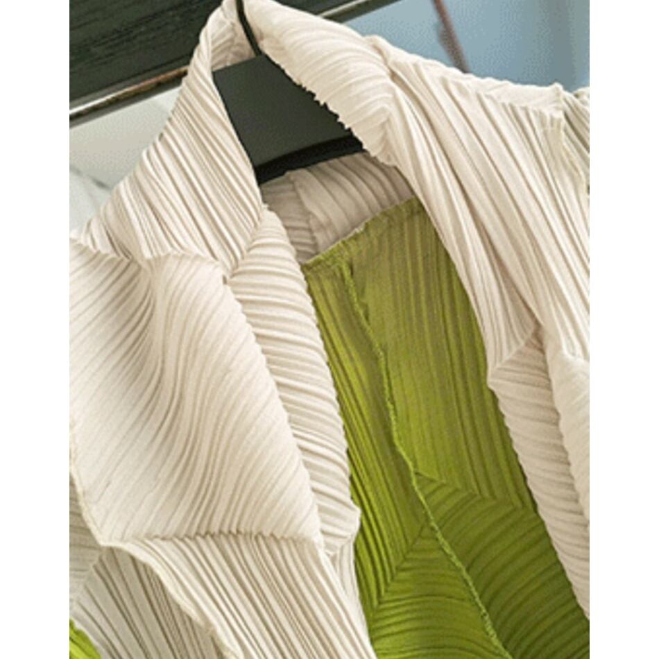 Pleats Soft Asymmetry Jacket【TR3052】