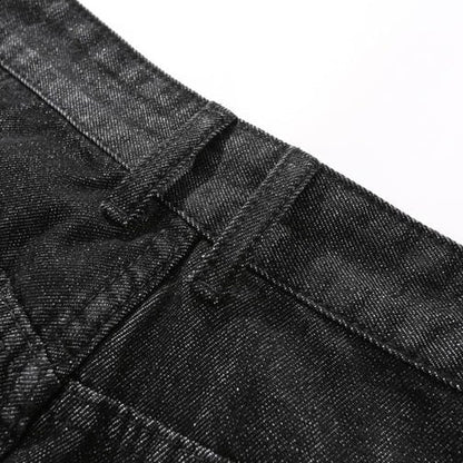〈Unisex〉Patchwork Straight Jeans【TR1172】