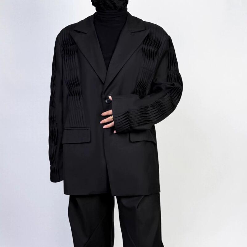 Pleated Structure Jacket【TR3365】