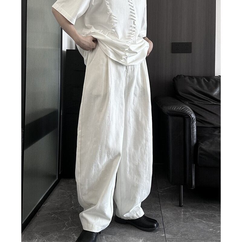 Barrel Wide-Leg Pants【TR3200】
