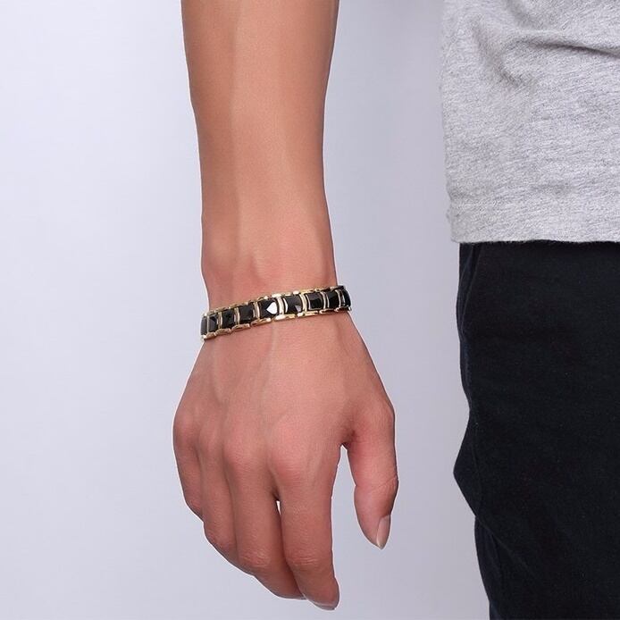 Steel magnetic chain bracelet【TR2757】
