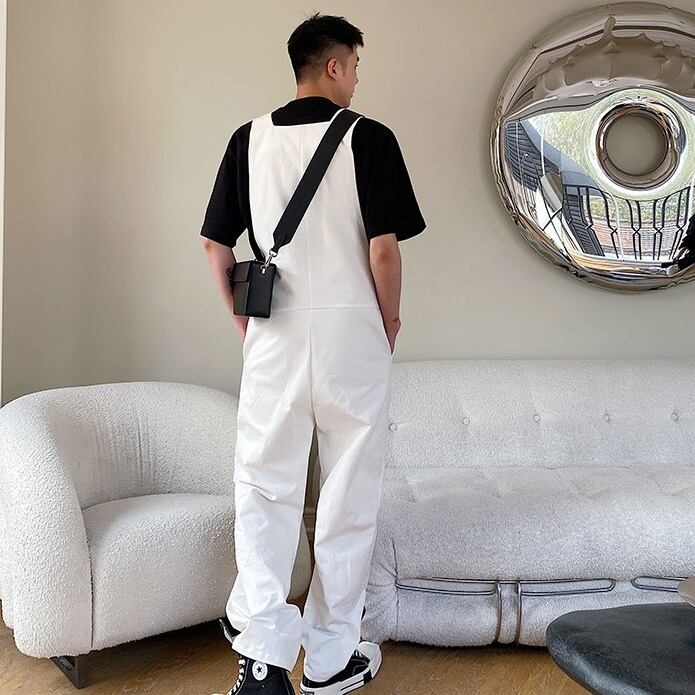 Center Straight Cotton Overall【TR2474】
