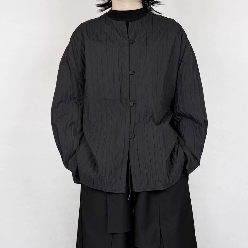 Crumpled Texture Minimal Jacket【TR3362】