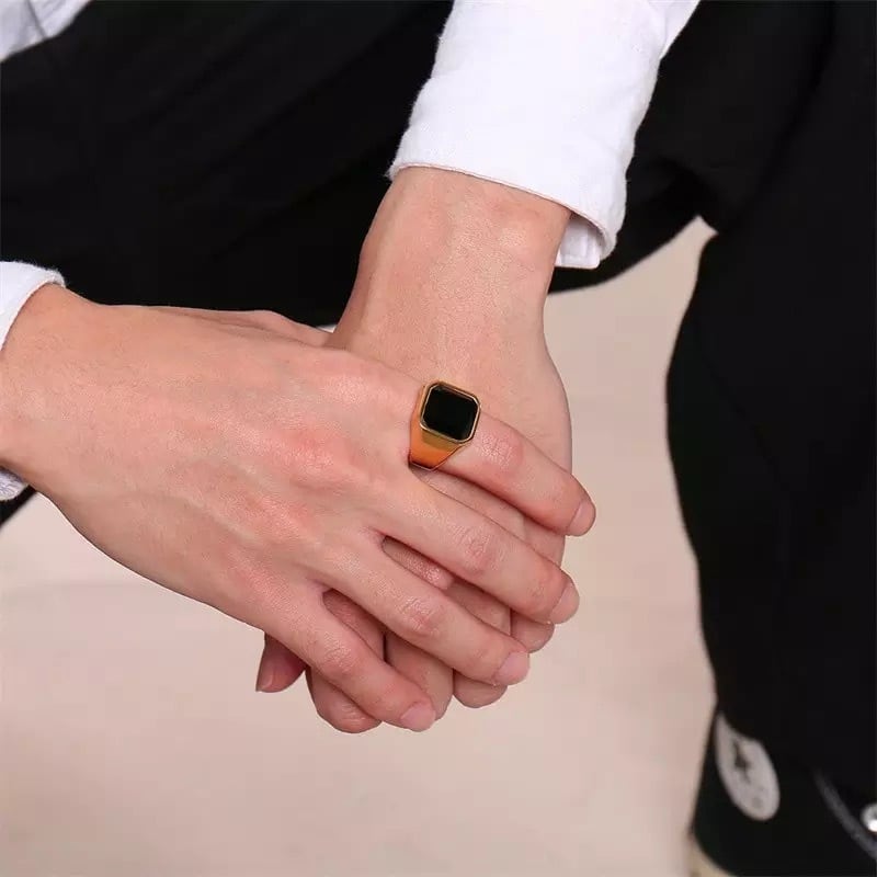 Blackstone Stainless Steel Ring【TR2763】