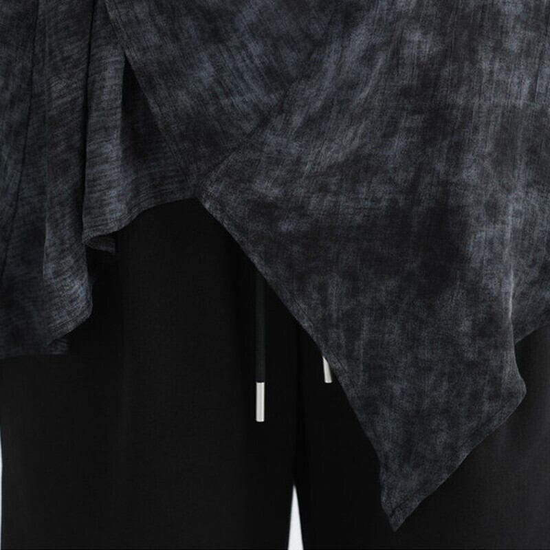 Drape Tiy-Die Collared Shirt【TR3131】