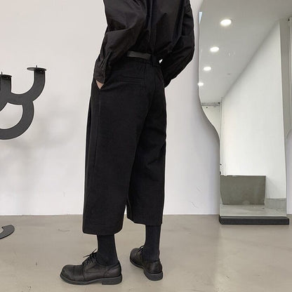 Cropped Semi-wide Pants【TR3292】