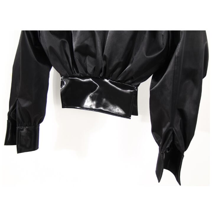 〈Unisex〉High Leather Motorcycle Jacket【TR1228】