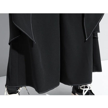 〈Unisex〉High Waist Long Wide Pants【TR1156】