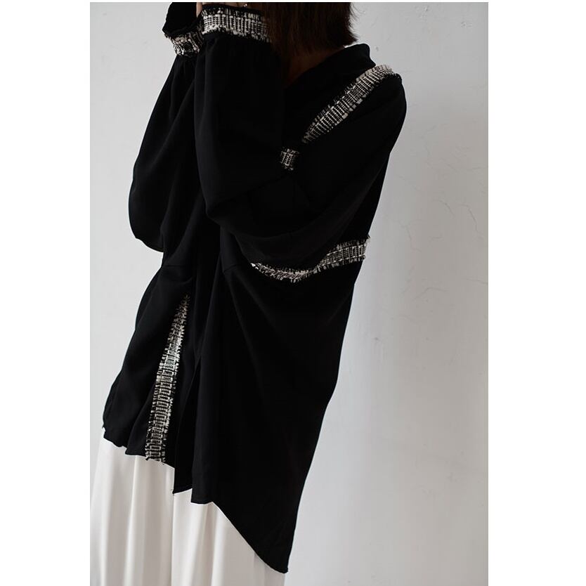 〈Unisex〉Irregular Loose Shirt【TR3035】