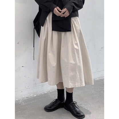A-Line High-Waist Skirt【TR3164】