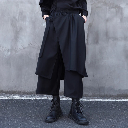 Wrap Design Ankle Pants【TR3308】
