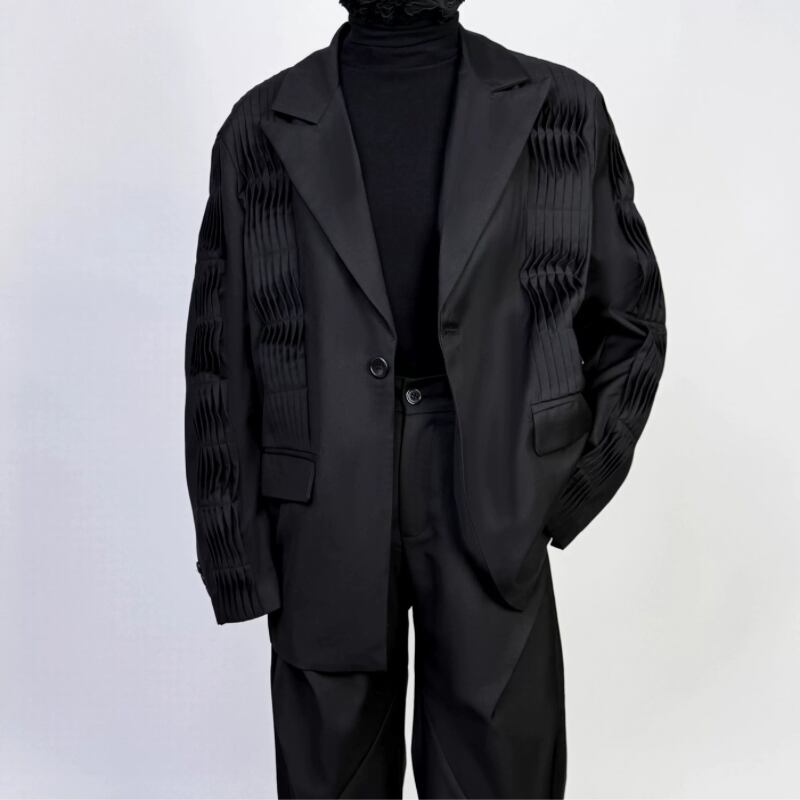 Pleated Structure Jacket【TR3365】