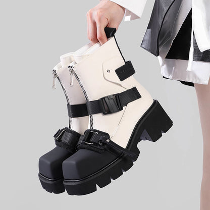 Punk-Rock Short Boots【TR3379】