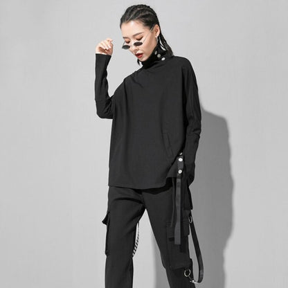 Turtle Neck Casual T-Shirt【TR3050】
