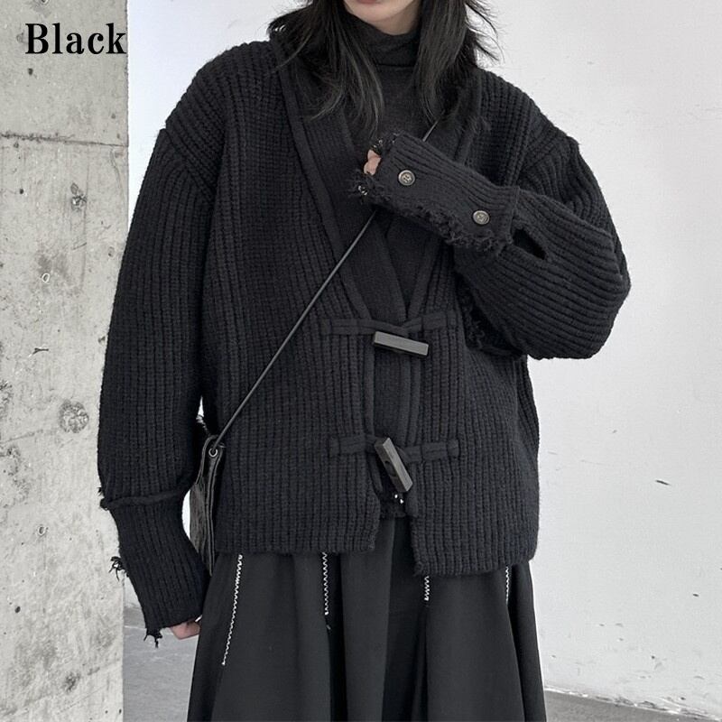 Damage Knit Short Jacket【TR3270】
