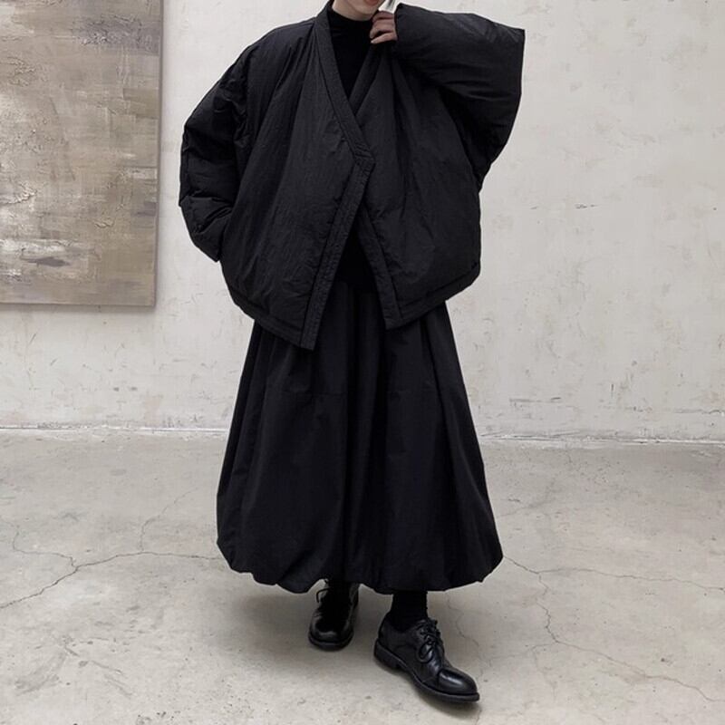 Asymmetry V-Neck Loose Jacket【TR3248】