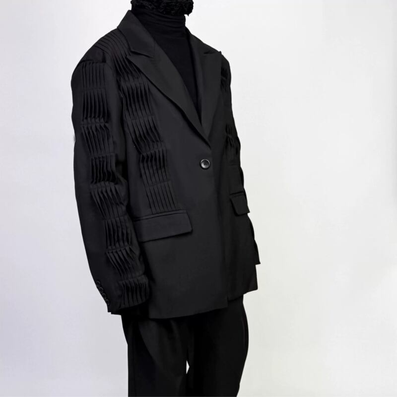 Pleated Structure Jacket【TR3365】