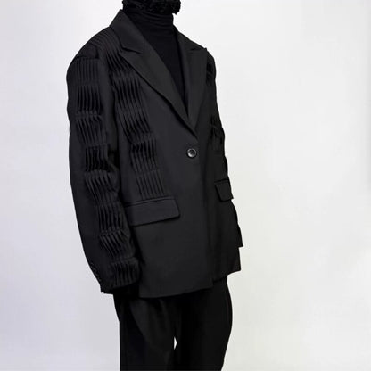 Pleated Structure Jacket【TR3365】