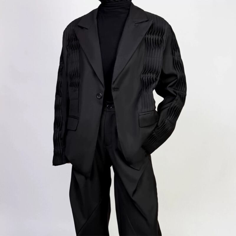 Pleated Structure Jacket【TR3365】