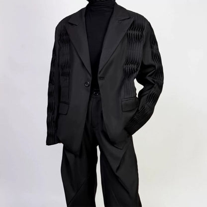 Pleated Structure Jacket【TR3365】