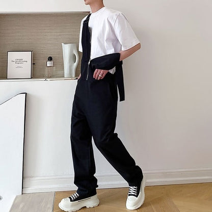Center Straight Cotton Overall【TR2474】