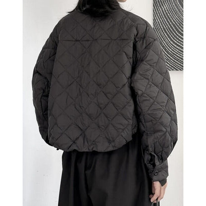 Quilting Polo-Neck Jacket【TR3247】