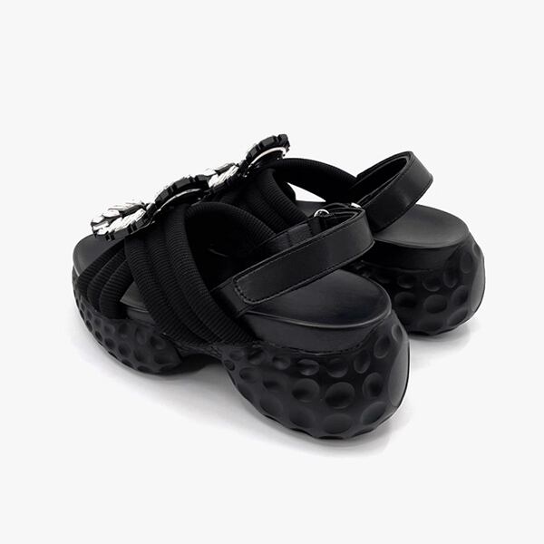 Rhinestone Buckle Sandal【TR3418】