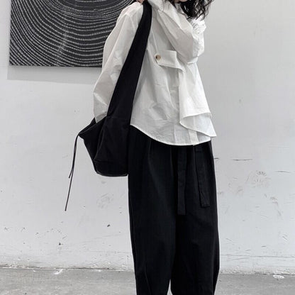 Loose Button Collared Shirt【TR3122】