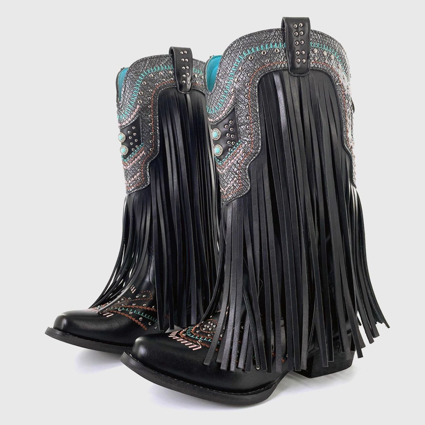 Cowgirl  Fringe Boots【TR3377】