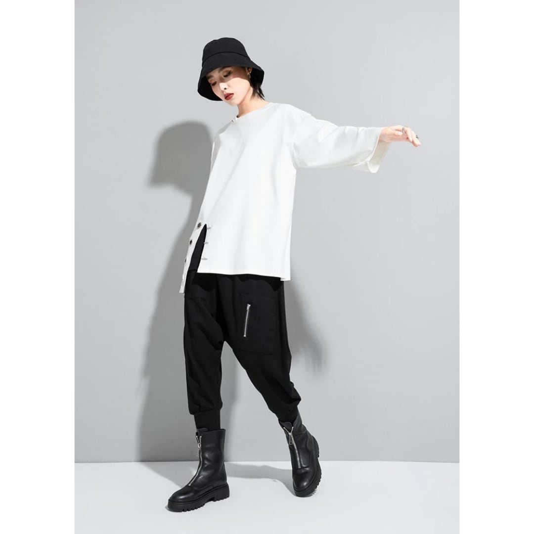 Loose Split casual Shirt【TR1277】