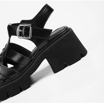 Retro Braided Roman Sandal【TR3414】