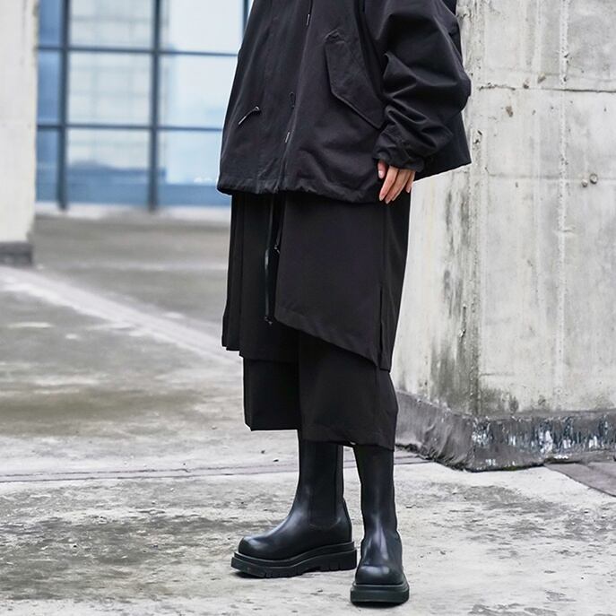 Layered Drawstring Pants【TR3223】